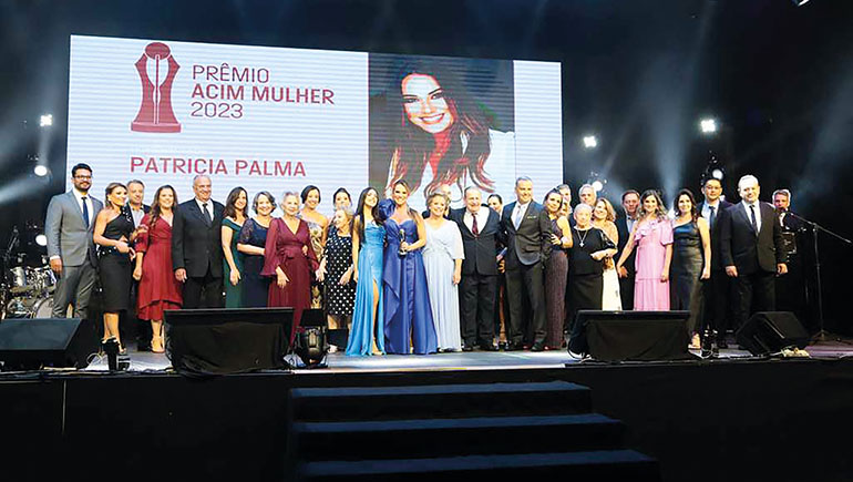 Prêmio ACIM Mulher reconhece a trajetória de Patrícia Palma